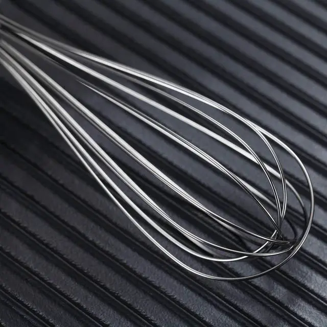 Alt view image 7 of 7 - Whisk Set Pack of 3, Stainless Steel Whisks for Cooking 8",10",12", Wire Ballon Wisk (Silver)