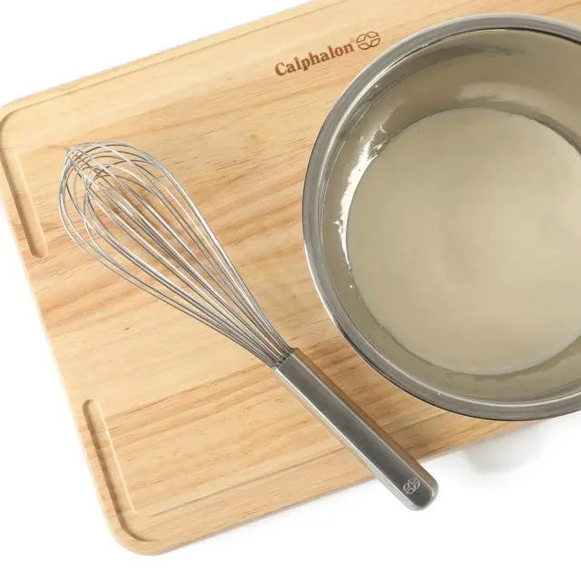 Alt view image 2 of 7 - Prime 8-Inch Balloon Whisk, Stainless Steel Kitchen Whisk for Eggs, Batter & Small Batch Mixing, Heavy-Gauge Wire Whip with Weighted Handle for Control
