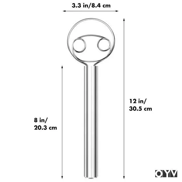 Alt view image 6 of 7 - All 304 Stainless Steel Dough Whisk, 12-Inch | Dishwasher Safe Sourdough Tools, Bread Whisk for Sourdough, Pizza, Pastry, Cake Batter