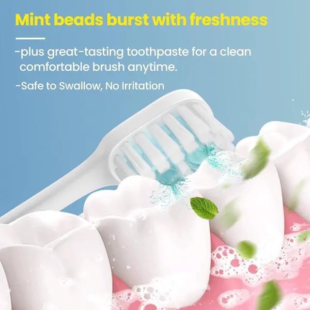 Alt view image 4 of 7 - 5-in-1 Travel Toothbrush, Disposable Toothbrushes with Toothpaste, Floss, Toothpick, Tongue Scraper, Individually Wrapped Disposable Toothbrushes, 5.3" Extended Handle, White, 12 Count