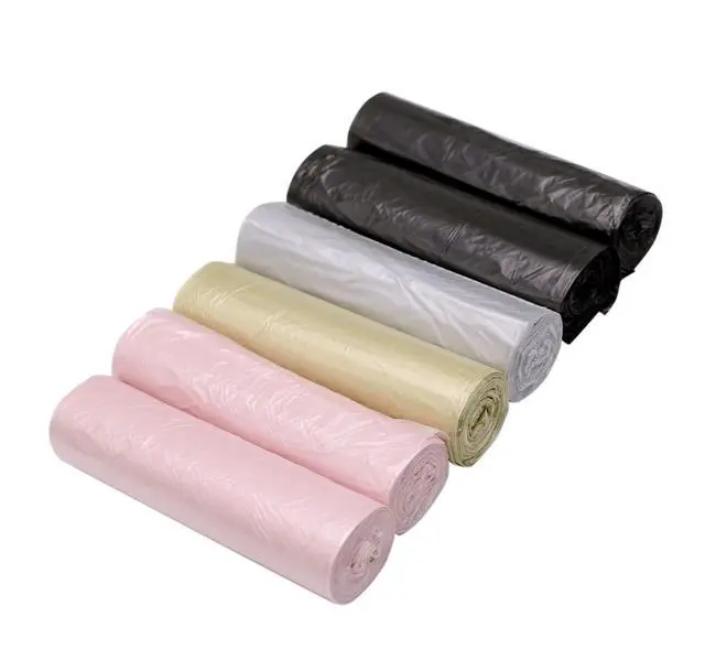 Alt view image 2 of 7 - 4 Gallon Bathroom Trash Bags,6 Rolls Small Trash Garbage Bags, Disposable Trash Bags for Office, Bathroom Wastebasket Waste Bin (120 Count, 4Gallon Multicolor)