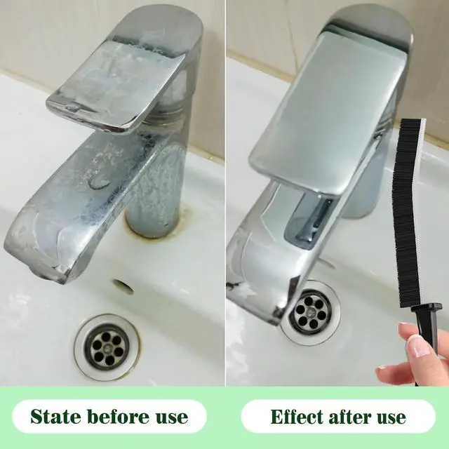 Alt view image 5 of 7 - Hard Bristle Crevice Cleaning Brush, 5 Pack Gap Brush for Kitchen Bathroom | 5 pack hard bristle crevice brushes for small gaps, ideal for kitchens, bathrooms, window tracks, tiles, and faucets