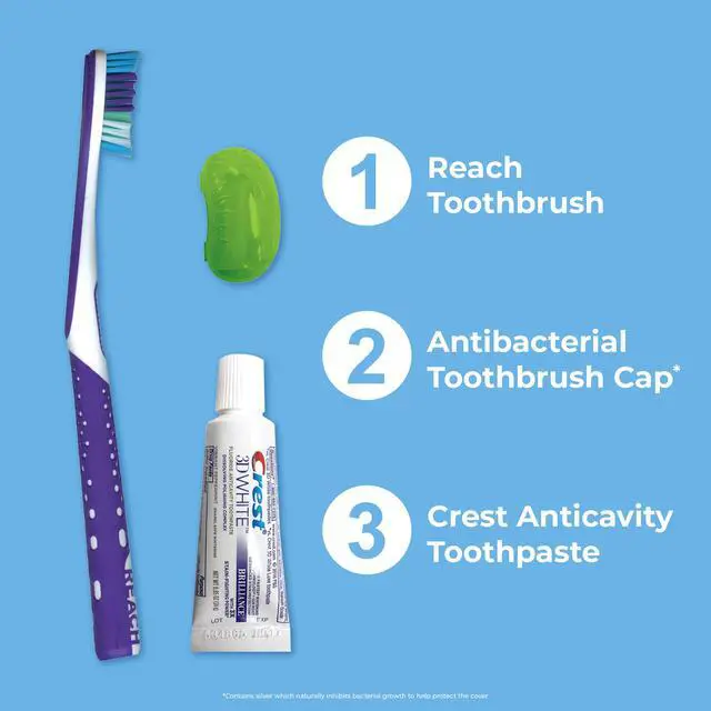 Alt view image 4 of 5 - Toothbrush Travel Kit, Soft Bristles | Multi-Angled | Pack of 3 | TSA-Friendly | Portable