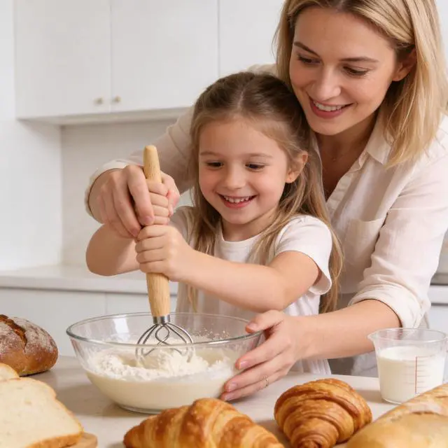 Alt view image 7 of 7 - 13 Inch Danish Dough Whisk, Stainless Steel Dough Whisk with Long Handle | 304 Stainless Steel Dough Whisk, Dutch Whisk Sourdough Bread Tools for Baking Breads,Pastry Mixing Sourdough Easy & Quick