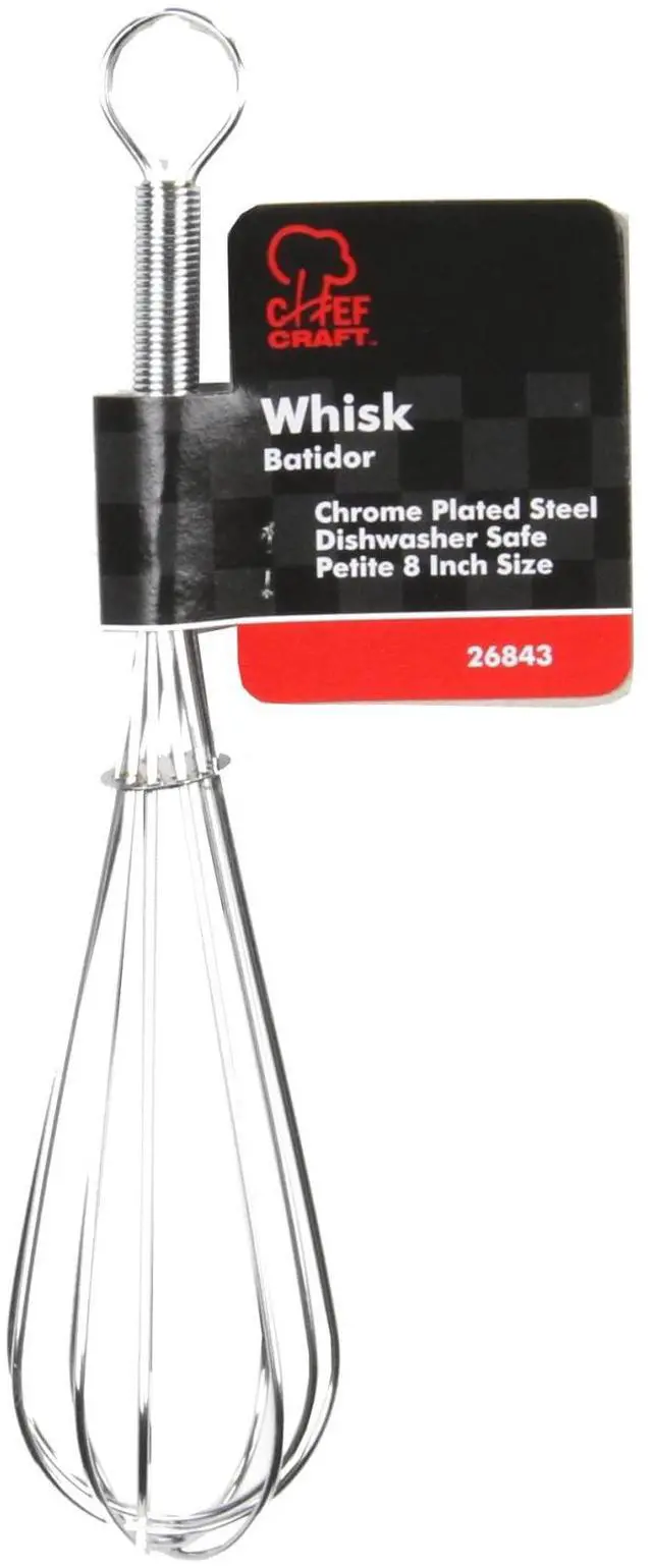 Alt view image 2 of 2 - Classic Sturdy Whisk, 8 Inch, Chrome