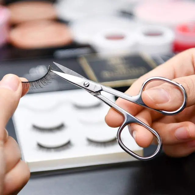 Alt view image 6 of 7 - Premium Nail Scissors Stainless Steel Curved Manicure Cuticle Tool | Sharp Pointed Tip, Multi-purpose Beauty Grooming, Pedicure, Toenail, Eyebrow Eyelash Dry Skin Trimming