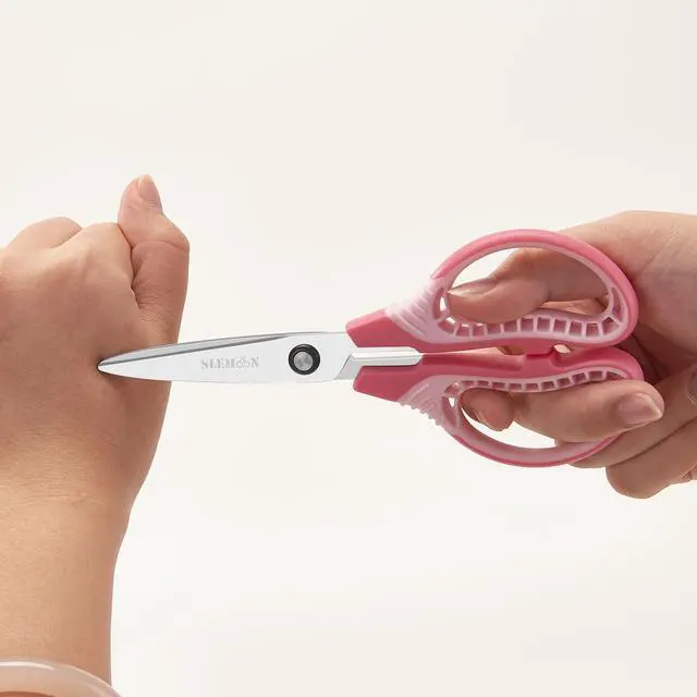 Alt view image 7 of 7 - 7" Scissors for Kids Ages 8-12,Pointed Tip with Cover Scissor | Stainless Steel Blade,Ambidextrous Handed Comfort Grip Design, Perfect for School, Classroom, Homeschool, Art,3 Pack