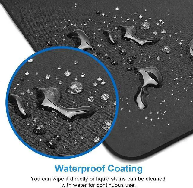 Alt view image 5 of 6 - Galaxy Stars Mouse Mat, Square Waterproof Non-Slip Rubber Base Mousepad for Office Laptop, 9.5"x7.9"x0.12" Inch