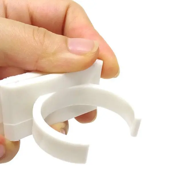 Alt view image 4 of 7 - 4PCS Plastic Extra Strength Adhesive Spice Racks Spice Gripper Clips Strips for 20 Spice Jar