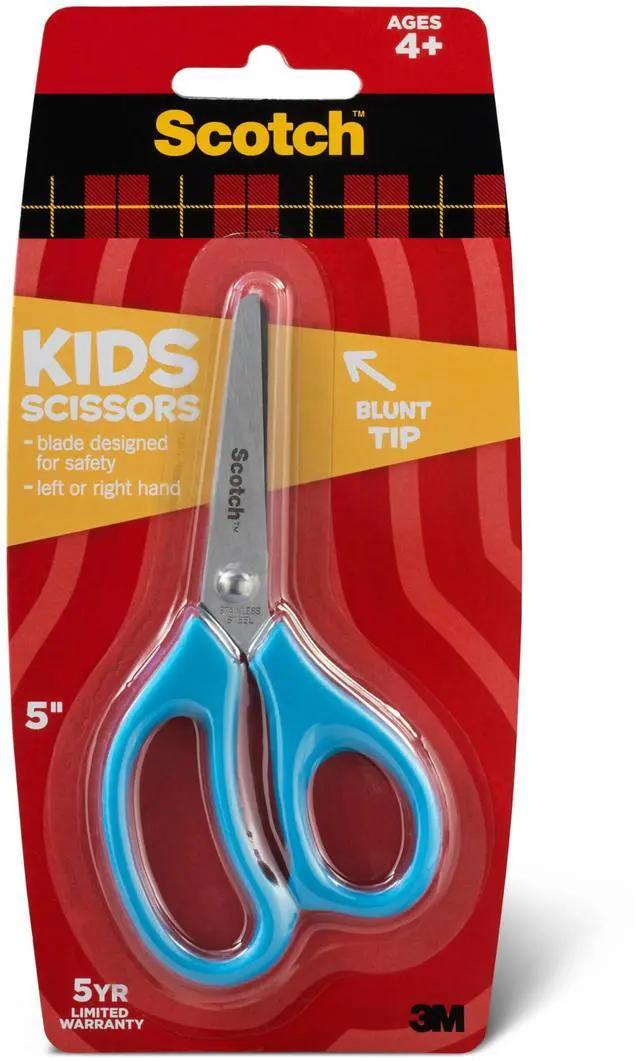 Main image of 5" Blunt Kid Scissors | Ideal for School and At-Home Crafting Projects