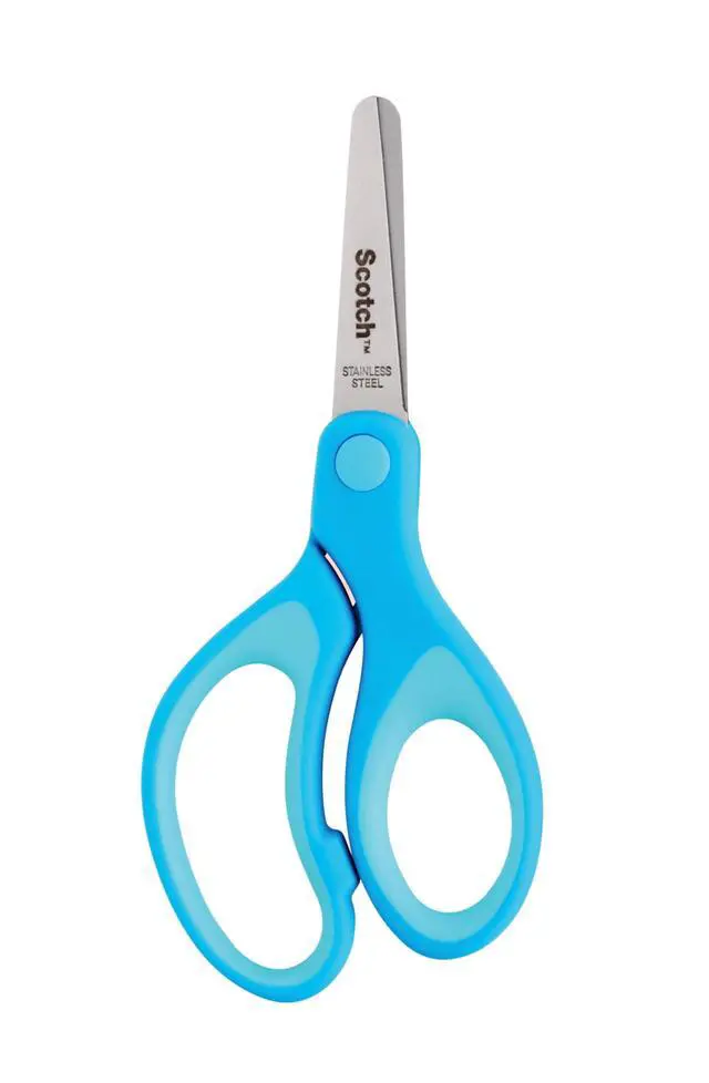 Alt view image 2 of 3 - 5" Blunt Kid Scissors | Ideal for School and At-Home Crafting Projects