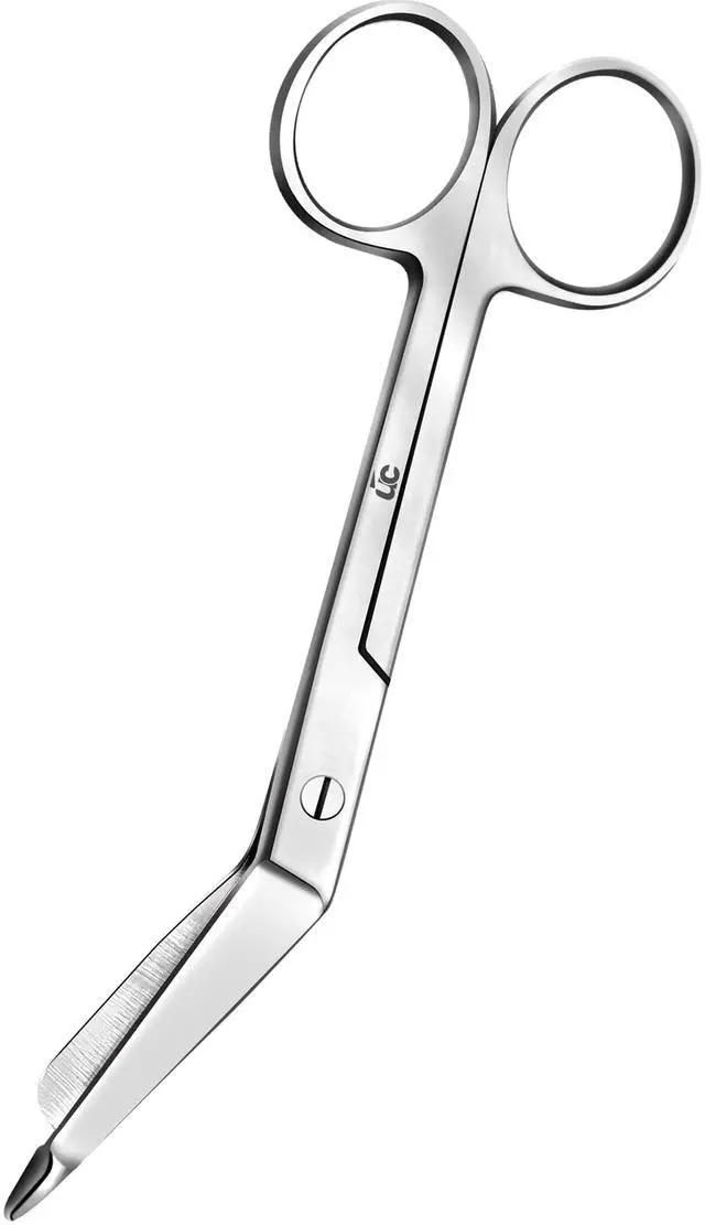Main image of Lister Bandage Scissors, 5.5 Inch Stainless Steel | Precision Stainless Steel Medical Scissors for Cutting Bandages, Dressings, Tape, Gauze and First Aid Use