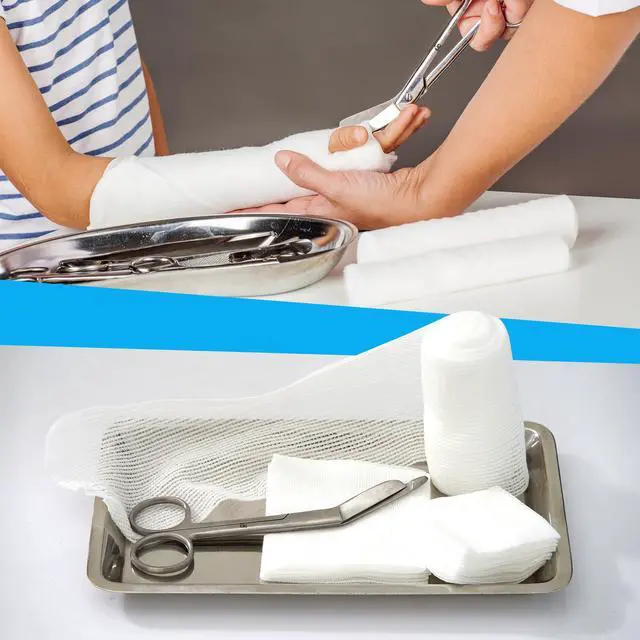 Alt view image 5 of 7 - Lister Bandage Scissors, 5.5 Inch Stainless Steel | Precision Stainless Steel Medical Scissors for Cutting Bandages, Dressings, Tape, Gauze and First Aid Use