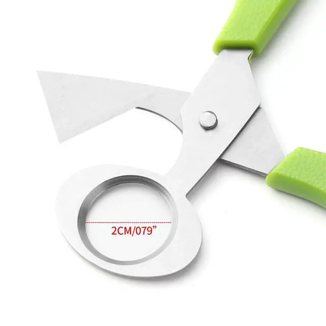 Alt view image 3 of 7 - 3Pcs Quail Egg Cutter Scissors Kitchen Egg Shears Tool (Green)