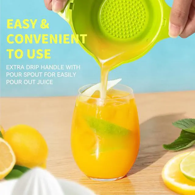 Alt view image 3 of 7 - Citrus Juicer, Lemon Squeezer Orange Fruit Manual Hand Juicers with Pouring Spout, 250ml