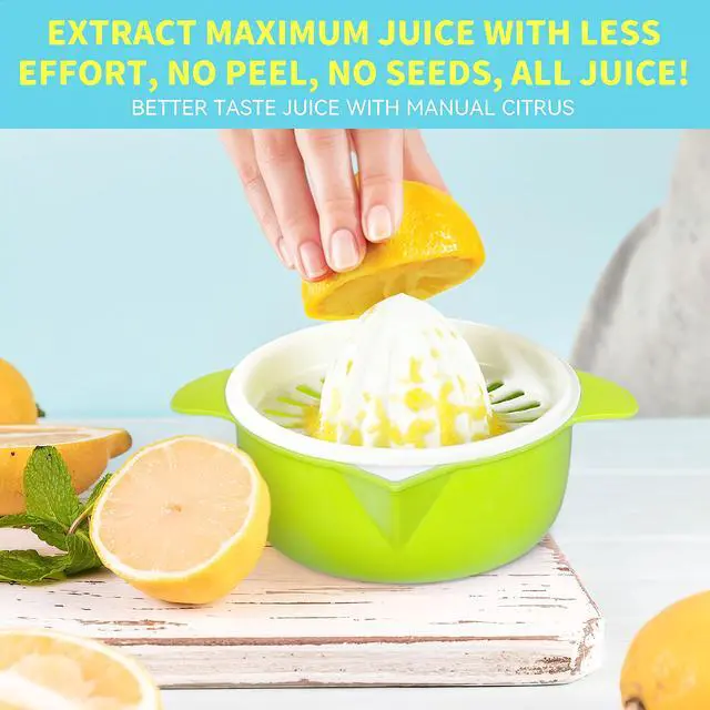 Alt view image 2 of 7 - Citrus Juicer, Lemon Squeezer Orange Fruit Manual Hand Juicers with Pouring Spout, 250ml