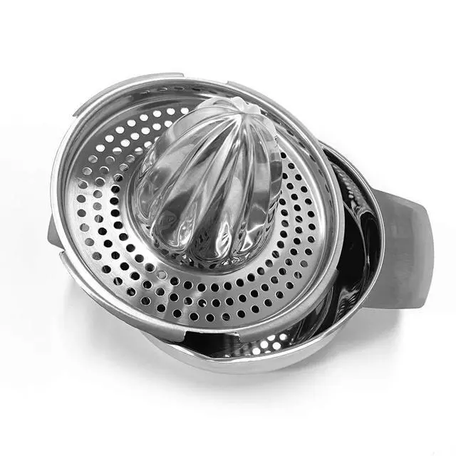 Alt view image 3 of 7 - Stainless Steel Citrus Orange Juicer Lemon Lime Fruit Hand Squeezer Kitchen Tool