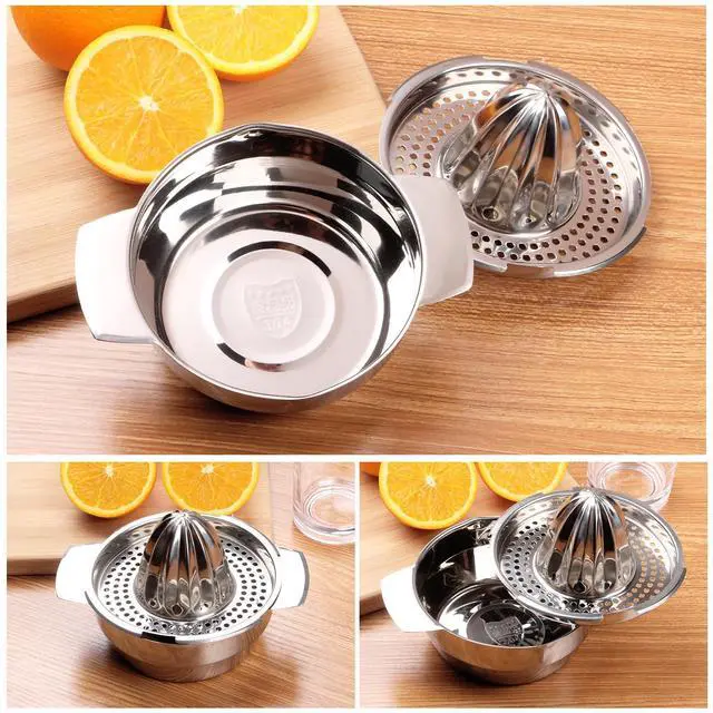 Alt view image 4 of 7 - Stainless Steel Fruit Lemon Juicer,Manual Juicers Fruit Hand Squeezer For Kitchen Tool