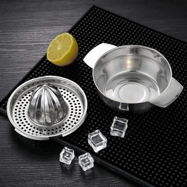 Alt view image 5 of 7 - Stainless Steel Citrus Orange Juicer Lemon Lime Fruit Hand Squeezer Kitchen Tool