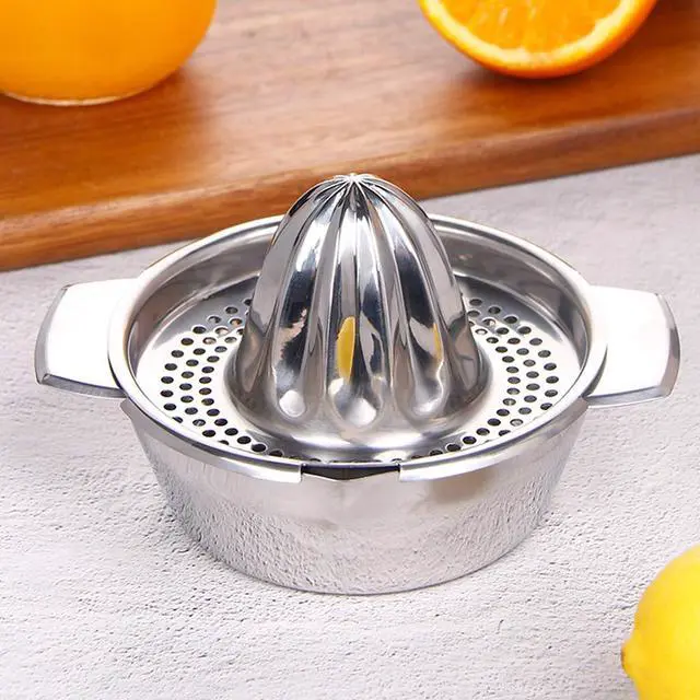 Alt view image 6 of 7 - Stainless Steel Citrus Orange Juicer Lemon Lime Fruit Hand Squeezer Kitchen Tool