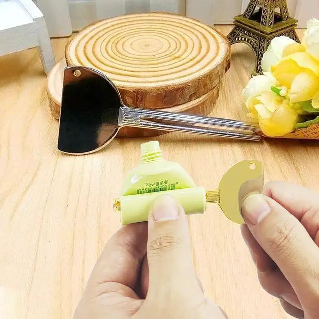 Alt view image 5 of 7 - 3 Pcs Toothpaste Tube Squeezers,Stainless Steel Toothpaste Squeezer,Metal Manual Dispenser Roller Tube Wringer,Tube Key Tooth Paste Squeezer for Home Toothpaste Paint,Cream, Cosmetic and Hair Dye