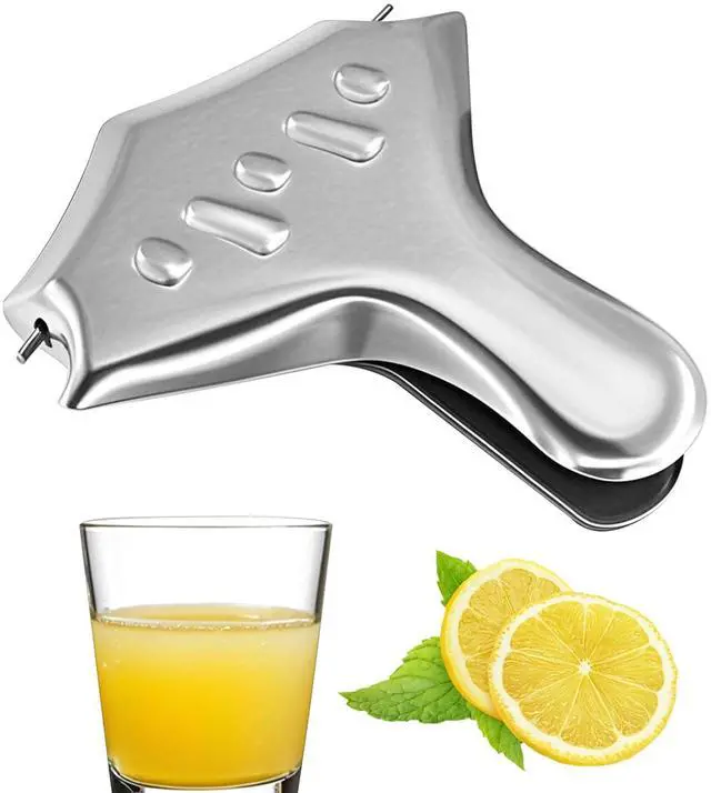 Alt view image 6 of 6 - 2-Pack Stainless Steel Lemon Lime Squeezer Citrus Juicer Manual Lemon Muddler Machine Hand Operated for Home (2)