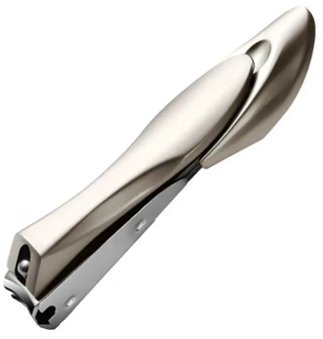 Main image of Nail Clippers for Thick Nails, Heavy Duty Toenail Clippers for Seniors Large 360° Rotating Nail Clippers with Nail Catcher (Champagne)