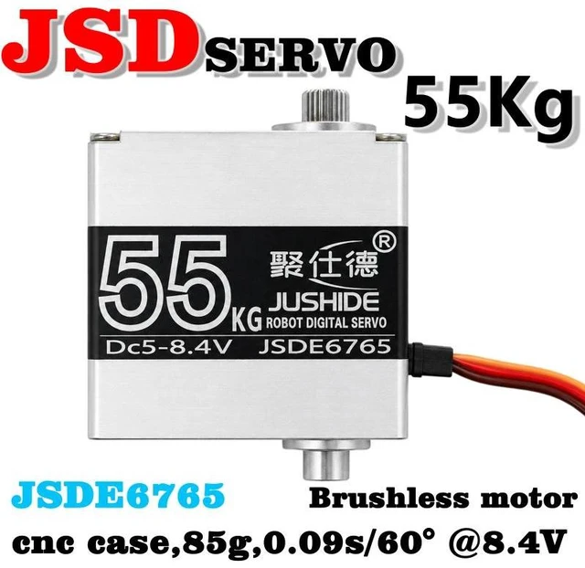 Main image of JSDE JSDE6765 8.4V 61kg High Torque Digital Servo IP67 Waterproof Brushless Motor Metal Gear RC Servo for Robot DIY