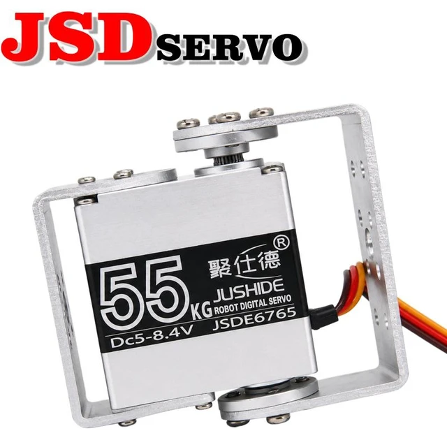 Alt view image 5 of 5 - JSDE JSDE6765 8.4V 61kg High Torque Digital Servo IP67 Waterproof Brushless Motor Metal Gear RC Servo for Robot DIY