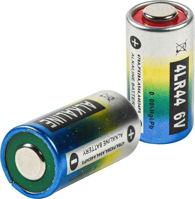 Main image of 2-Pack 6-Volt Battery Compatible with 4LR44 A544 V4034PX Fujica ST801 / ST901 / AX-3, Yashica 35 CCN/FX-1 / FR II, Canon A-1, AE-1, AE-1 Program, AV-1, at-1 Film Camera PX28A