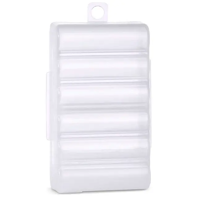 Alt view image 4 of 5 - Set of 4 - Two AA and Two AAA Battery Storage Box, Battery Storage Case, Battery Holder Clear