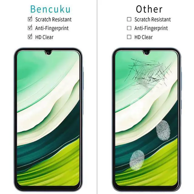 Alt view image 2 of 7 - Designed for Samsung Galaxy A16 5G Tempered Glass Screen Protector, Anti Scratch, Bubble Free
