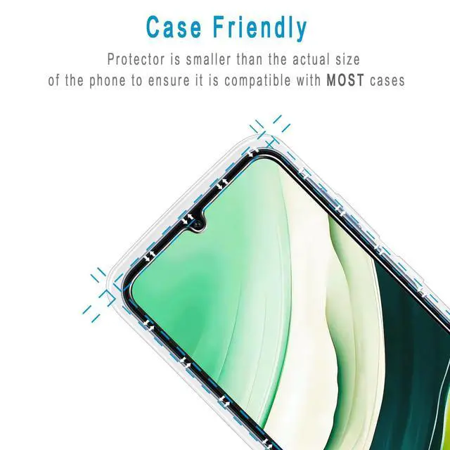 Alt view image 6 of 7 - Designed for Samsung Galaxy A16 5G Tempered Glass Screen Protector, Anti Scratch, Bubble Free