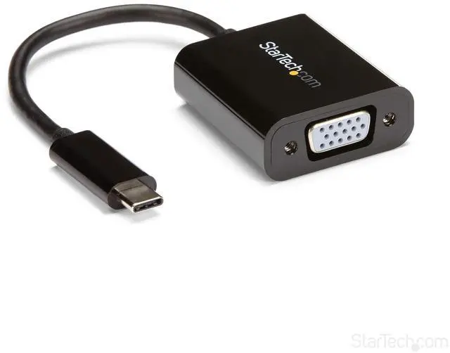 Main image of USB-C to VGA Adapter - Thunderbolt 3 Compatible - USB C Adapter - USB Type C to VGA Dongle Converter