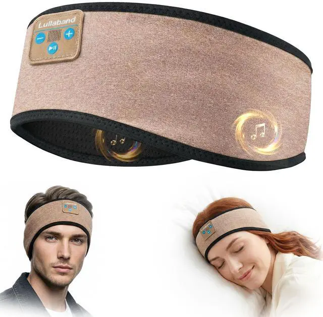 Main image of Sleep Headphones Wireless Bluetooth,Sleeping Headphones for Side Sleepers,Comfortable Headband with Thin Speaker Microphone Handsfree Gift