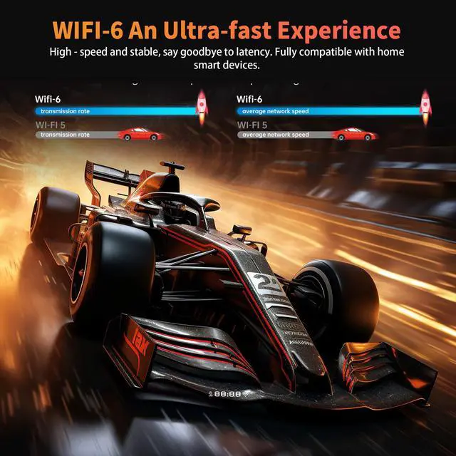 Alt view image 7 of 7 - X88 Android TV Box 14.0 8K, 2026 Android Box 2GB RAM 16GB ROM RK3518 Quad Core 64bit, Support Dual-WiFi 2.4G/5G WIFI6 3D HDR10+ BT5.0 with Voice Remote Control