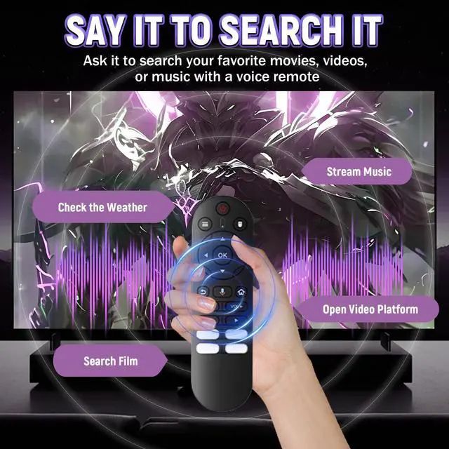 Alt view image 7 of 7 - 2026 Y1 Android 16.0 TV Box, 4K Ultra HD Smart Box for TV with 2.4GHz+5GHz WiFi, Internet Channel Box TV Device, S905 Chip, USB 2.0, Compact and Powerful (Voice Remote Control)