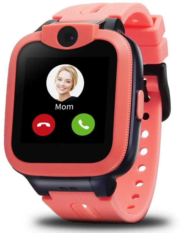 Main image of KW2 Smart Watch Phone for Kids with Safe Calling, GPS & Activity Track and Parent App, 4G Kids Smartwatch with Calls, SOS Button and School Mode, Childrens' Phone Alternative (Pink)