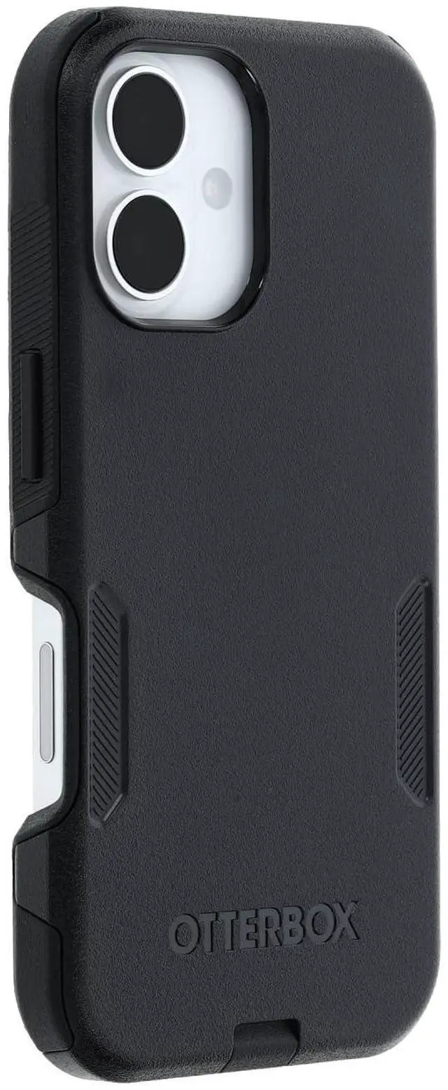 Alt view image 4 of 6 - iPhone 16 Commuter Series Case - Black, Thin & Protective iPhone Case, Dual-Layer, Impact Absorbing iPhone Case
