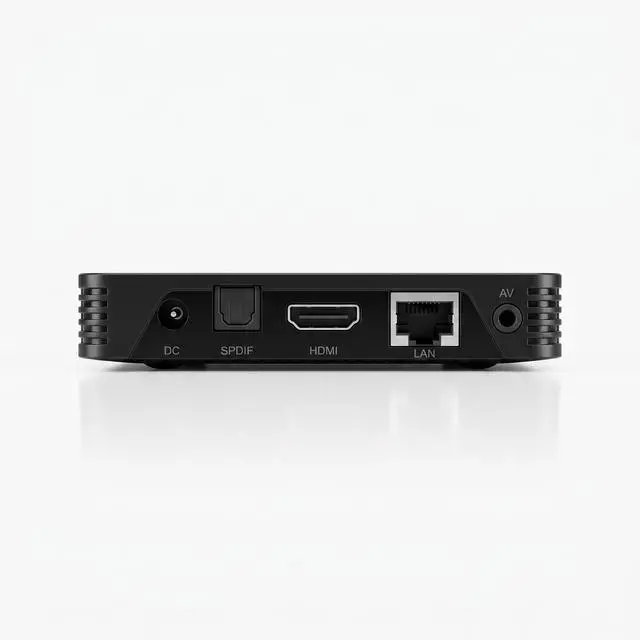 Alt view image 7 of 7 - Android TV Box 13.0, 4GB RAM/32GB ROM, Quad-Core CPU Smart Box with Dual-Band Wi-Fi 6, Ethernet, Bluetooth 5.0, 4K HDR10