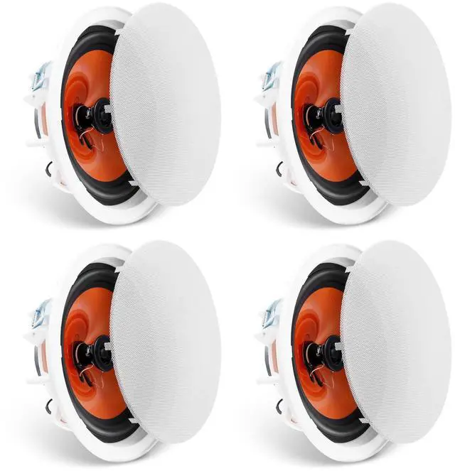 Main image of 4 PCs 8 Inch in Ceiling Speakers, 400W Flush Mount Ceiling & in-Wall Speakers System with 8" Woofer,1" Tweeter, for Home Kitchen Living Room Bedroom or Covered Outdoor Porches