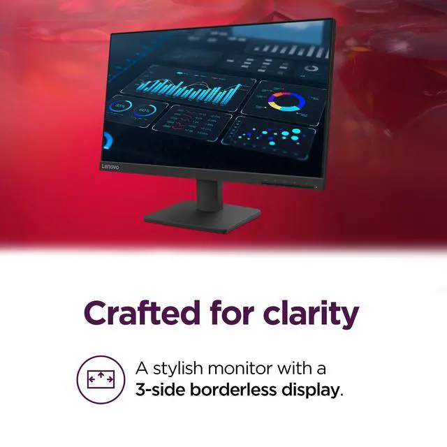 Alt view image 4 of 7 - L22-4e - Office Monitor - 21.5" FHD IPS Display - 100Hz Refresh Rate - 4 ms MPRT - 99% sRGB - Raven Black - Tilt Stand