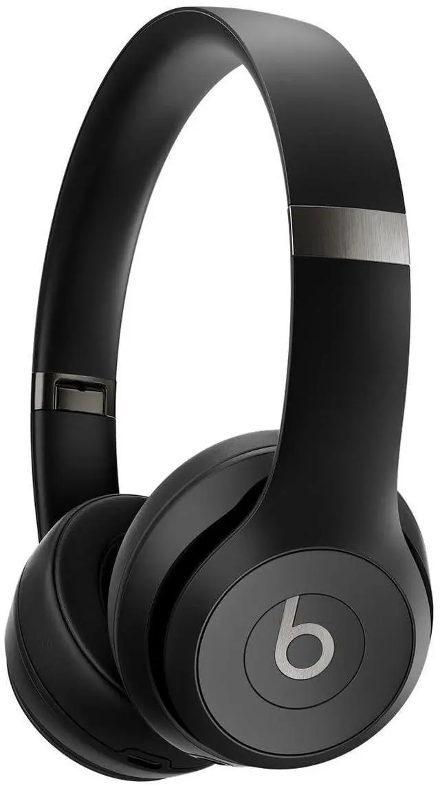 Main image of Solo 4 - Wireless On-Ear Bluetooth Headphones, Up to 50-Hour Battery Life, Ultra-Lightweight Comfort, Powerful and Balanced Sound, Apple & Android Compatible - Matte Black