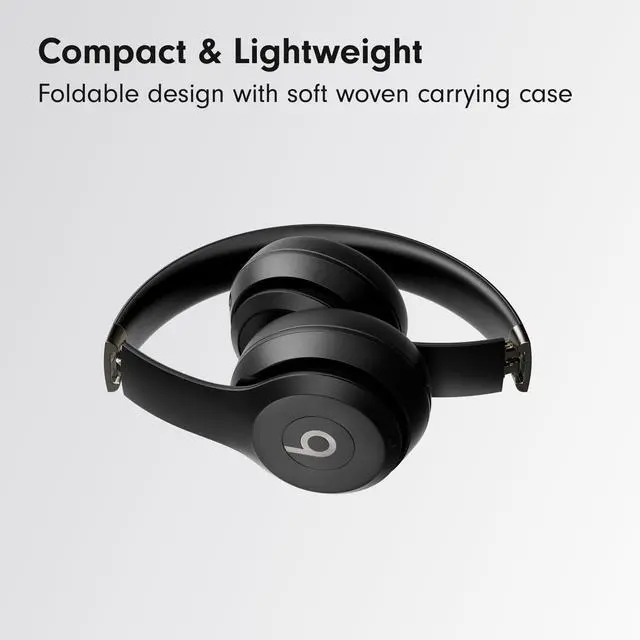 Alt view image 6 of 7 - Solo 4 - Wireless On-Ear Bluetooth Headphones, Up to 50-Hour Battery Life, Ultra-Lightweight Comfort, Powerful and Balanced Sound, Apple & Android Compatible - Matte Black