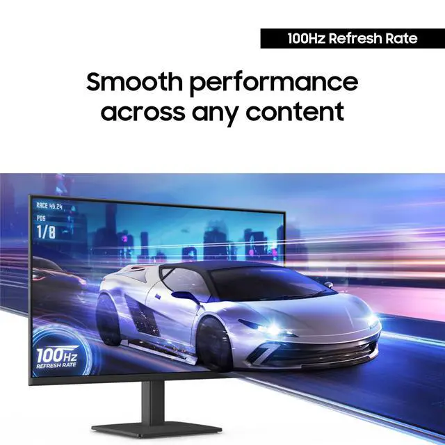 Alt view image 3 of 7 - 27" (S30GD) Essential Monitor with IPS Panel and Tilt Only Stand, 100Hz Refresh Rate, Ergonomic Design, Advanced Eye Care, Game Mode, LS27D304GANXZA
