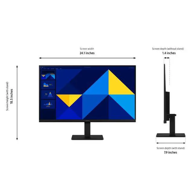 Alt view image 7 of 7 - 27" (S30GD) Essential Monitor with IPS Panel and Tilt Only Stand, 100Hz Refresh Rate, Ergonomic Design, Advanced Eye Care, Game Mode, LS27D304GANXZA