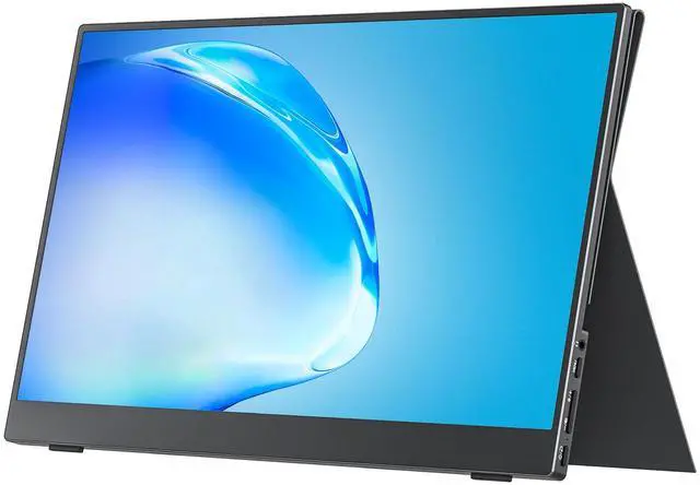 Main image of Portable Monitor 15.6 Inch 1080P FHD 60Hz 85% sRGB Travel Monitor with Speaker HDMI USB-C Second Screen for Laptop MacBook Surface PC Xbox PS4/5, VESA Mountable, with Cover Stand