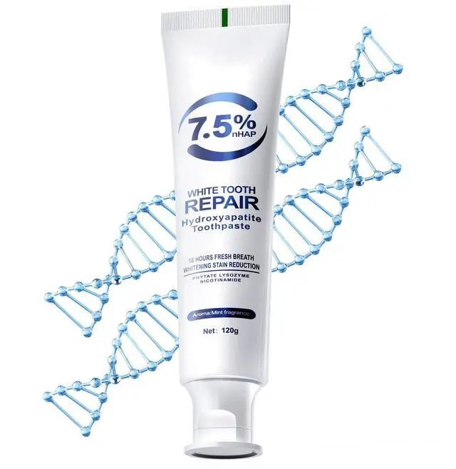 Main image of 7.5% Nano Hydroxyapatite Toothpaste for Enamel Repair & Sensitive Teeth, Fluoride-Free Remineralizing Formula with Natural Mint, Gentle Oral Care for Daily Protection 1 Tube
