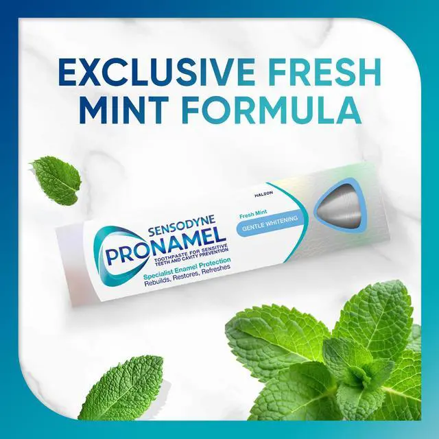 Alt view image 2 of 7 - Gentle Whitening Fresh Mint Toothpaste, 4 oz (4 Pack)