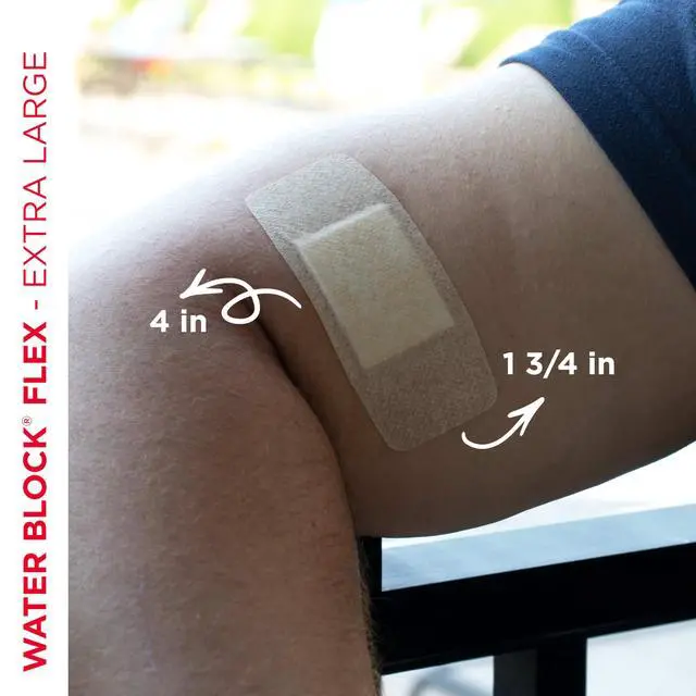 Alt view image 5 of 7 - Brand Water Block Flex Adhesive Bandages, Extra Large, 7 Count